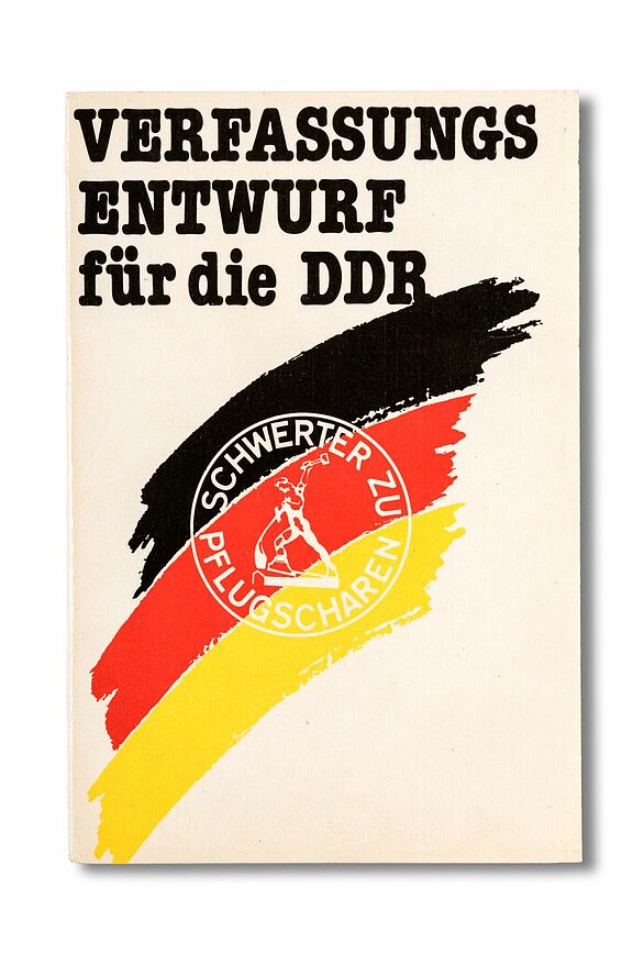 Cover des Entwurfs der DDR-Verfassung