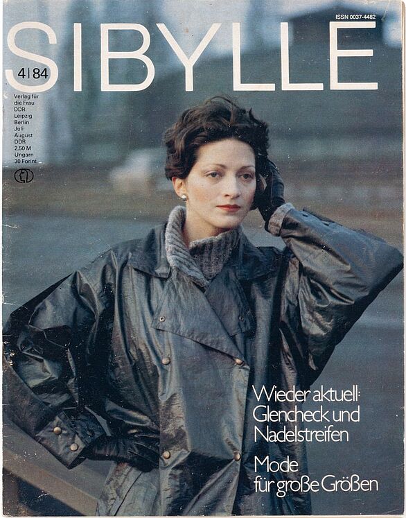 Zeitschrift Sibylle mit Schnittbogen